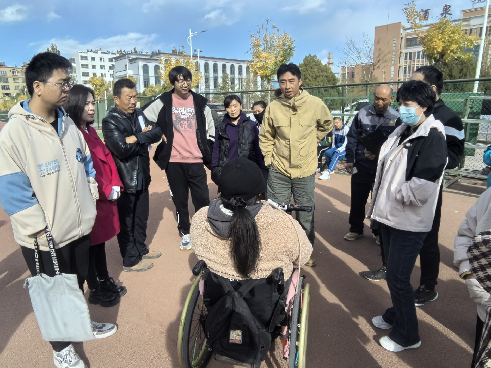 肃州区残联开展选拔残疾人运动员工作